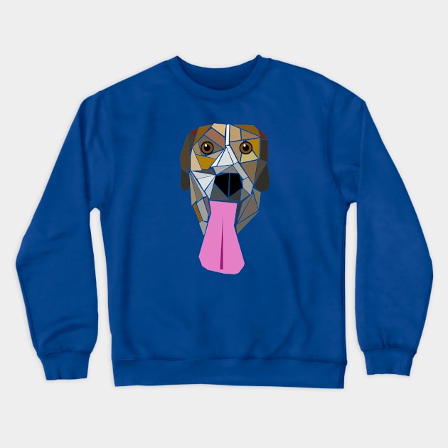 Beagle Mosaic Crewneck Sweatshirt by acurwin